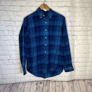 Ralph Lauren Classic Fit Performance Flannel Shirt Blue S Button Long Sleeve